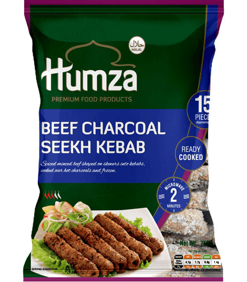 Humza Beef Charcoal Kebab 750g