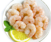 Orange Raw Peeled and Deveined Seawater Shrimps 31/40 1kg