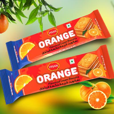 Pran Orange Cream Biscuit 90g