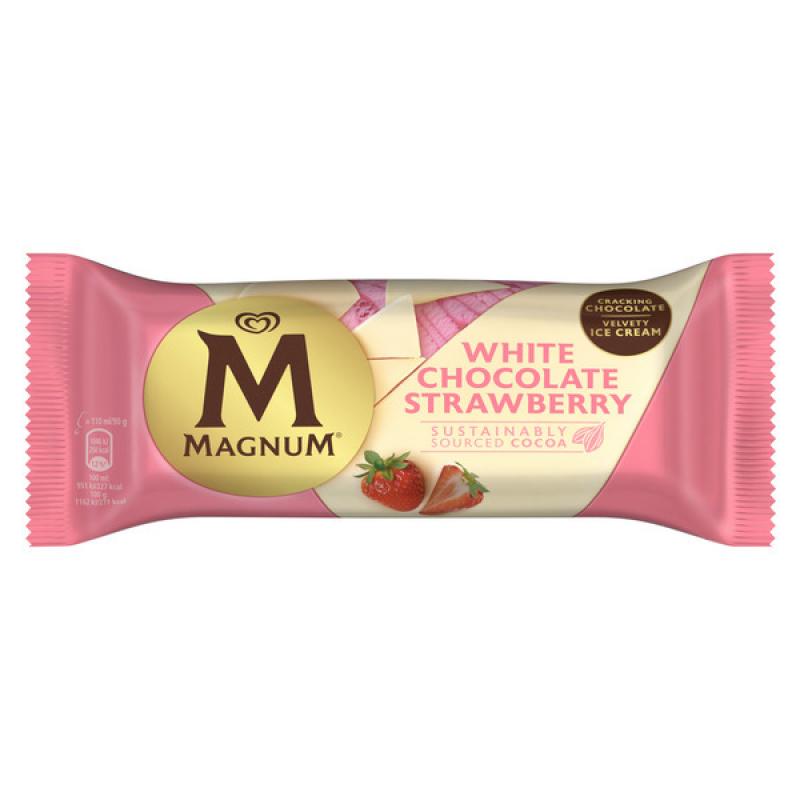 Magnum White Chocolate Strawberry 110ml