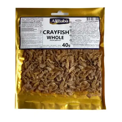 Alibaba Crayfish Whole Dried 40g