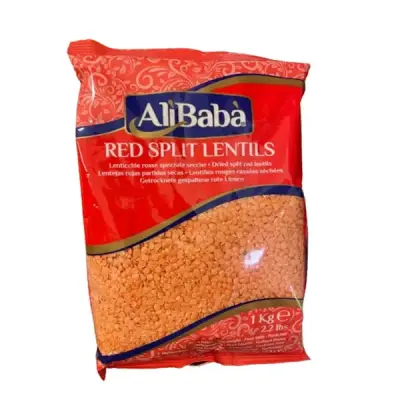 Alibaba Red Lentils Whole 1kg