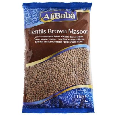 Alibaba Brown Lentils 1kg