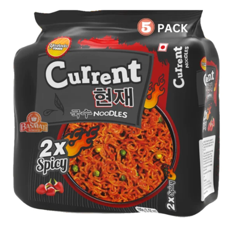 CURRENT Hot & Spicy Noodles 100g 5Pack