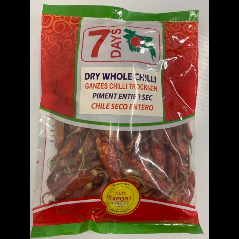 Whole Dry Hot Chilli 100g