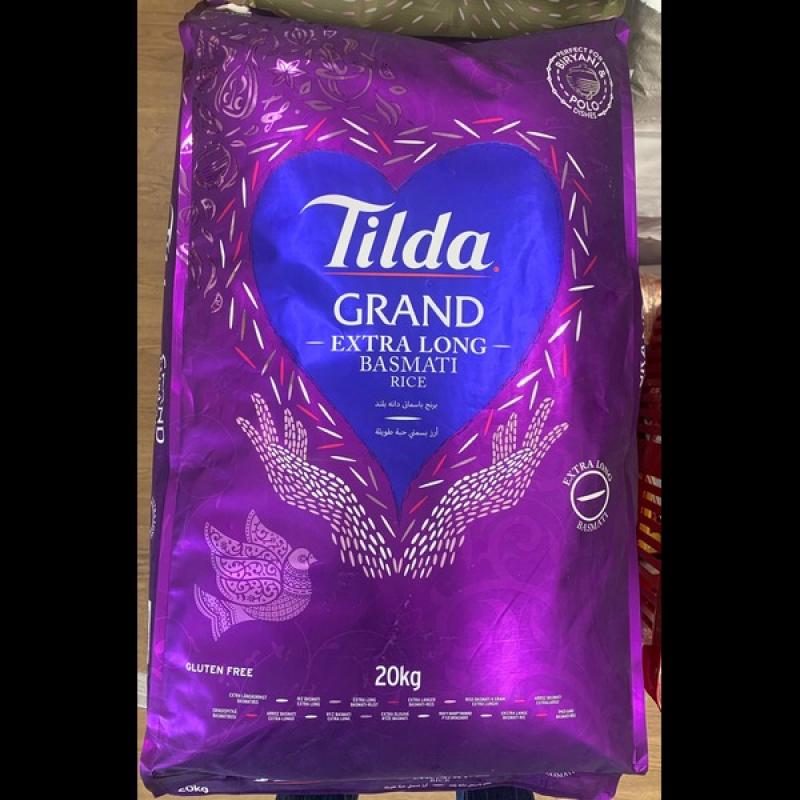 Tilda Grand Extra Long Basmoti Rice 20kg