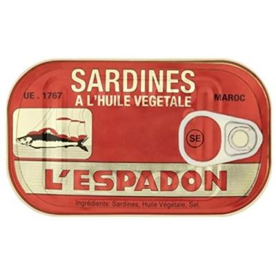 L`Espadon Sardines in Hot Oil 125g