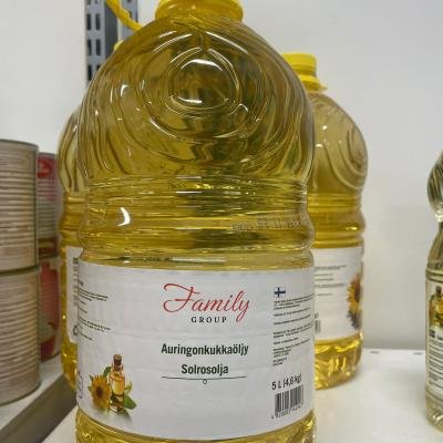 Auringonkukkaoljy sunflower oil 5L